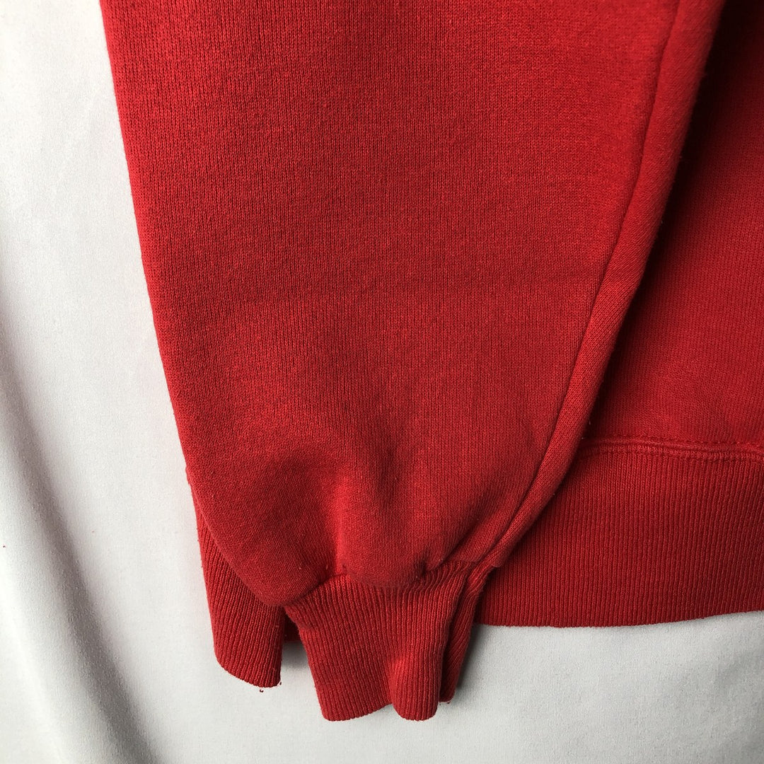 90'S Hanes Activewear College Sweatshirt, Made in USA, Men's Size L (approx.), Vintage cotton red type Vintage Second Hand