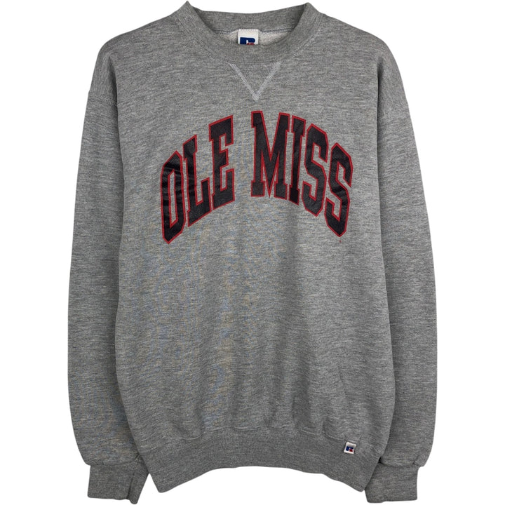 90'S Russell Athletic College Sweatshirt, Men's Size M (approx.), Vintage polyester gray type Vintage Second Hand