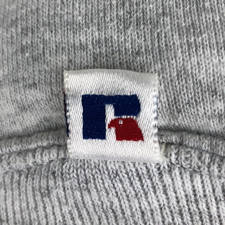 90'S Russell College Sweatshirt, Made in USA, Men's XL, Vintage cotton gray type Vintage Second Hand