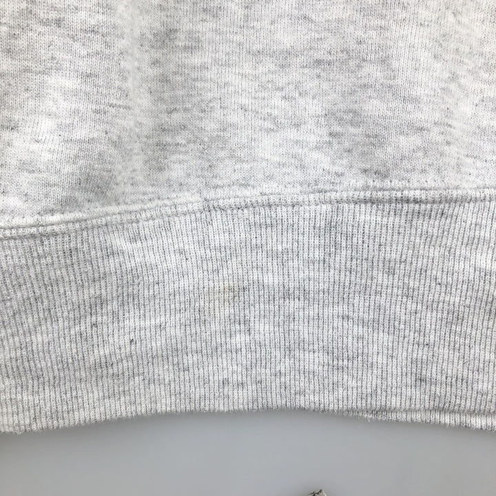 90'S Russell College Sweatshirt, Made in USA, Men's XL, Vintage cotton gray type Vintage Second Hand