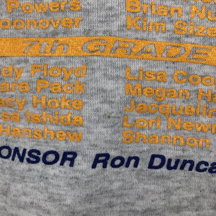 90'S Russell College Sweatshirt, Made in USA, Men's XL, Vintage cotton gray type Vintage Second Hand