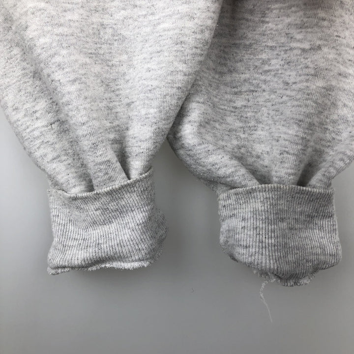 90'S Russell College Sweatshirt, Made in USA, Men's XL, Vintage cotton gray type Vintage Second Hand