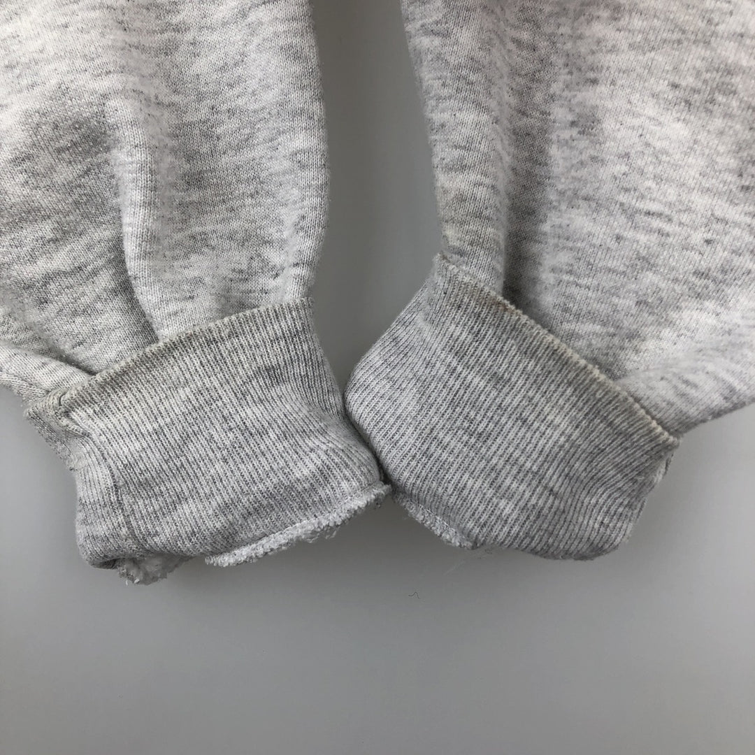 90'S Russell College Sweatshirt, Made in USA, Men's XL, Vintage cotton gray type Vintage Second Hand