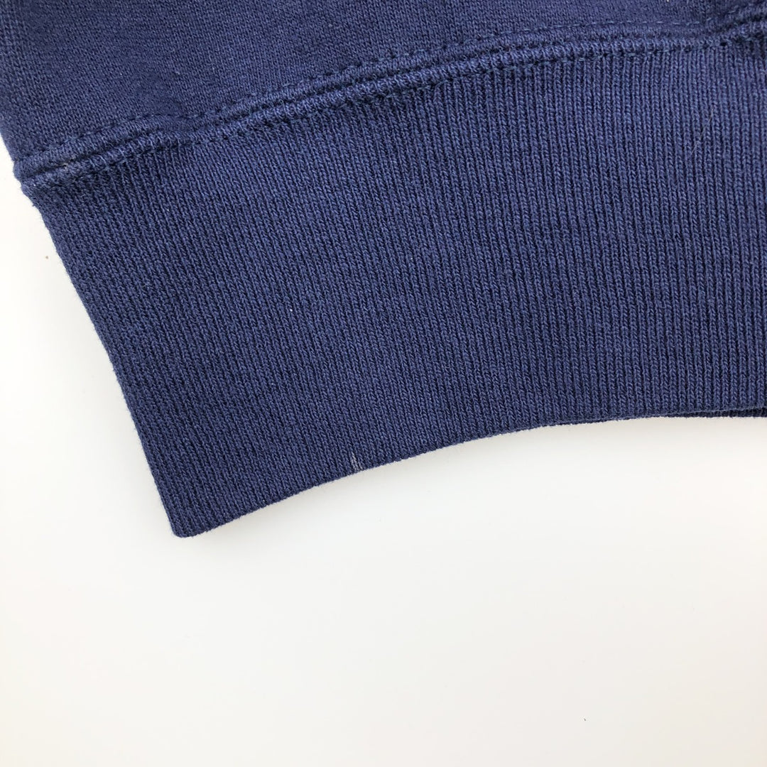 90'S Russell College Sweatshirt, Made in USA, Men's XL, Vintage cotton navy blue type Vintage Second Hand