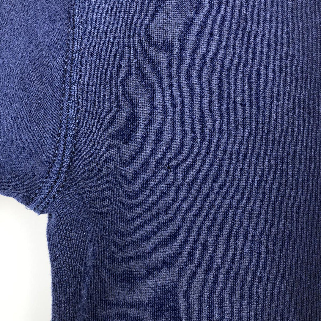 90'S Russell College Sweatshirt, Made in USA, Men's XL, Vintage cotton navy blue type Vintage Second Hand