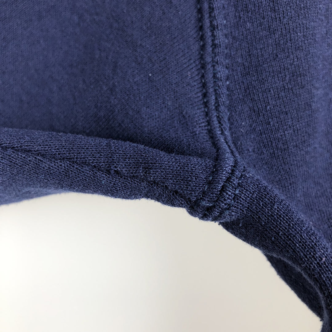 90'S Russell College Sweatshirt, Made in USA, Men's XL, Vintage cotton navy blue type Vintage Second Hand