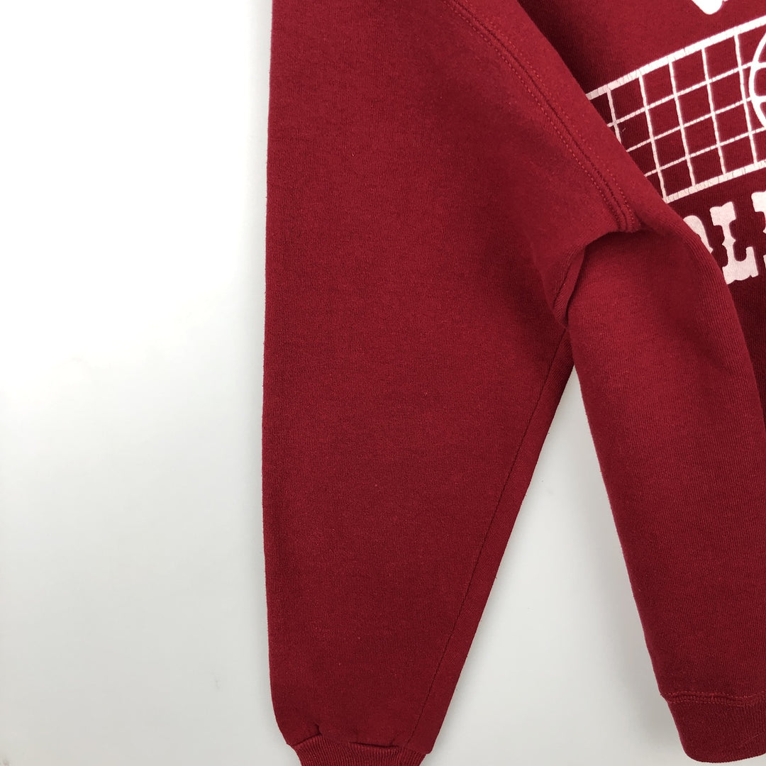 Vintage 90'S Russell ATHLETIC college sweatshirt, made in the USA, size L, men's polyester red type Vintage Second Hand
