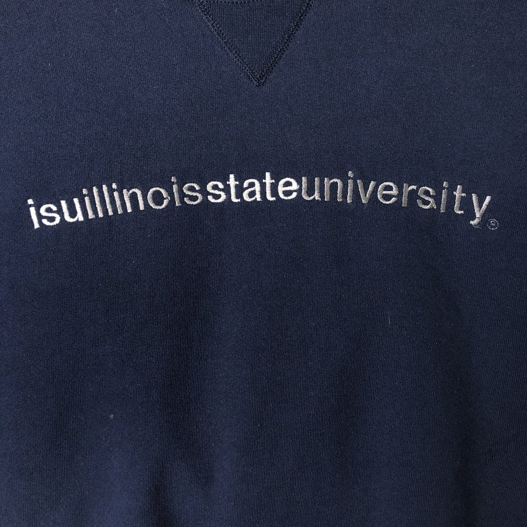 90'S Russell College Sweatshirt, Made in USA, Men's XL, Vintage cotton navy blue type Vintage Second Hand
