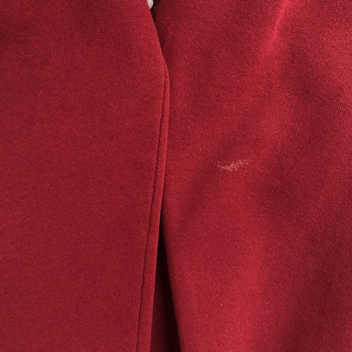 90'S Russell College Sweatshirt, Made in USA, Men's XL, Vintage cotton red type Vintage Second Hand