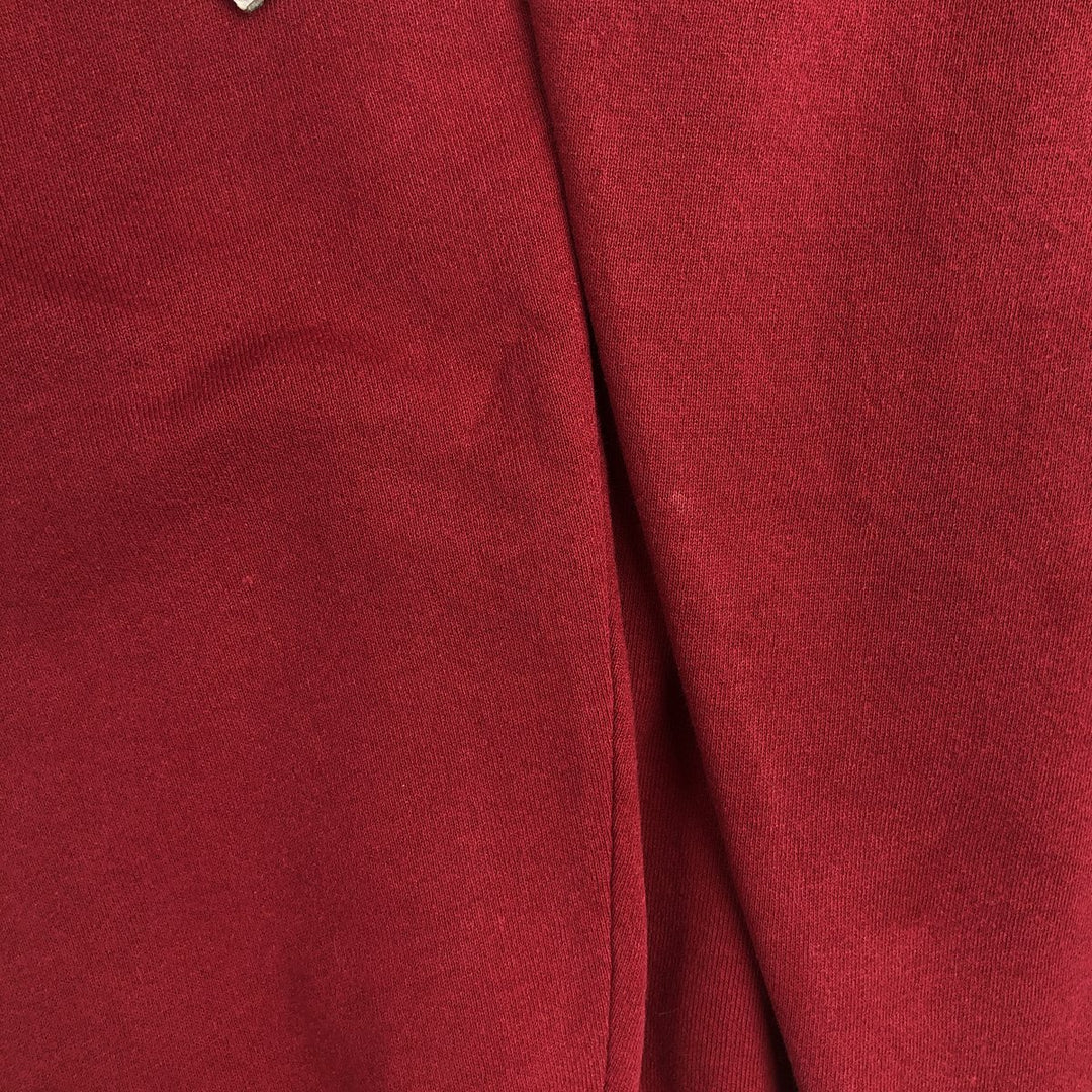 90'S Russell College Sweatshirt, Made in USA, Men's XL, Vintage cotton red type Vintage Second Hand