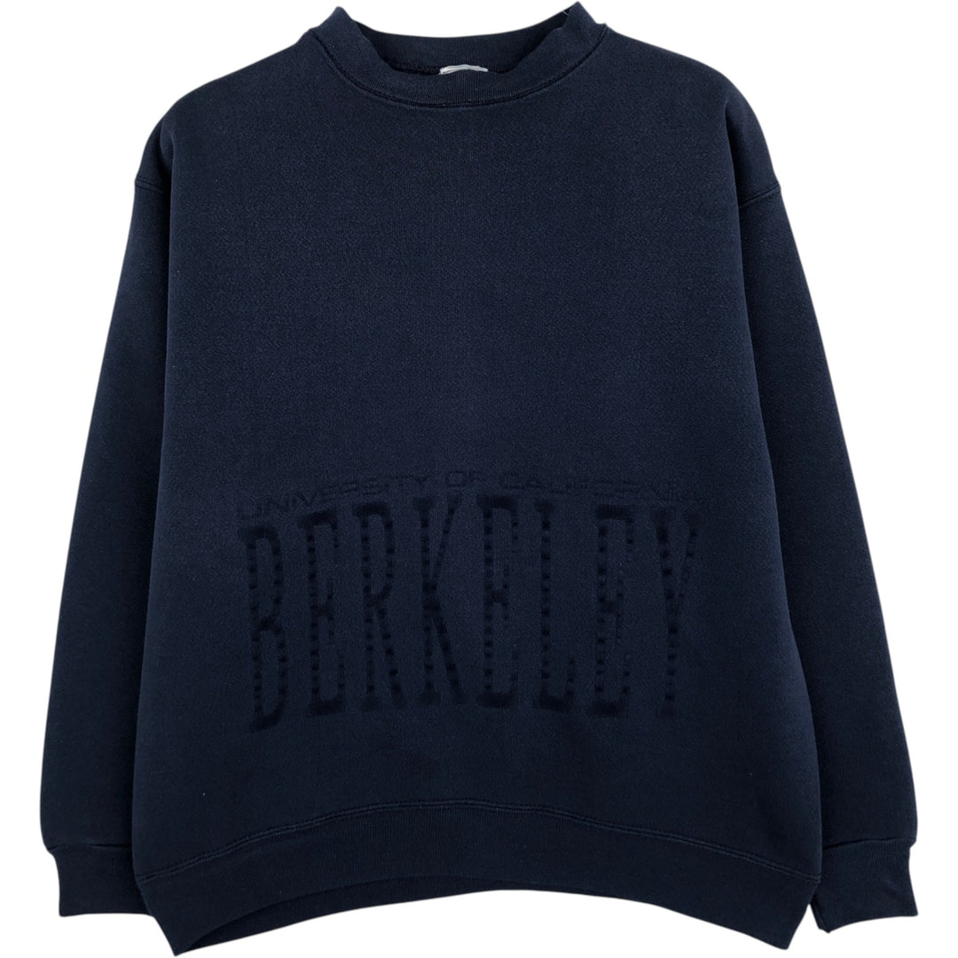 Velva Sheen College Sweatshirt, Made in USA, Men's Size M (approx.), Vintage. polyester navy blue type Vintage Second Hand