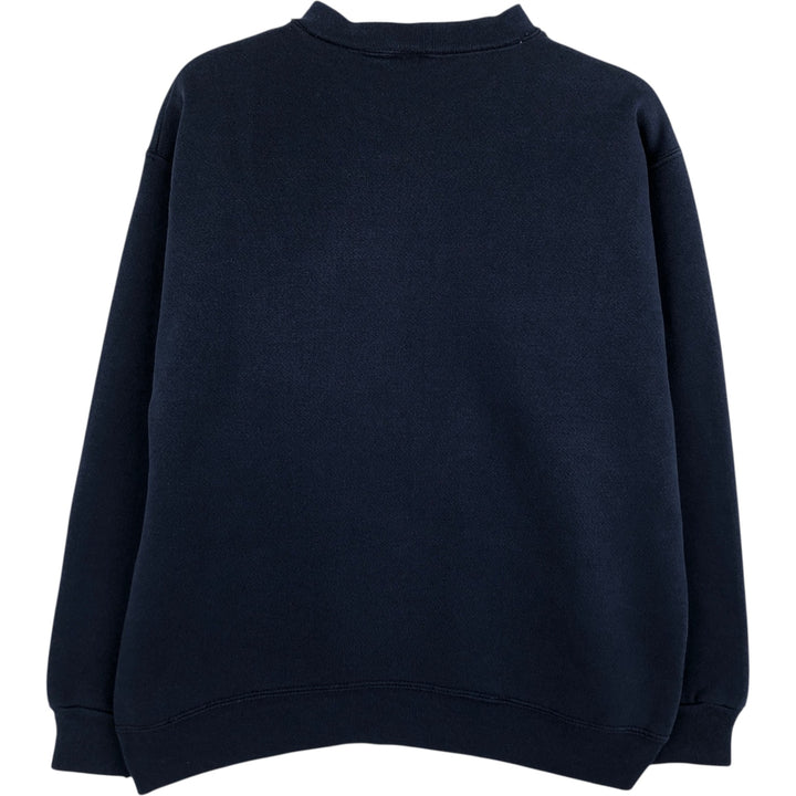 Velva Sheen College Sweatshirt, Made in USA, Men's Size M (approx.), Vintage. polyester navy blue type Vintage Second Hand