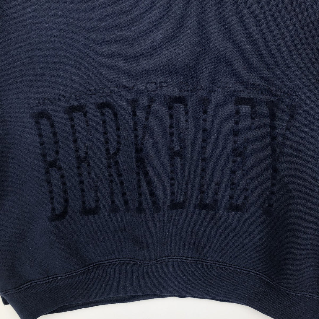 Velva Sheen College Sweatshirt, Made in USA, Men's Size M (approx.), Vintage. polyester navy blue type Vintage Second Hand