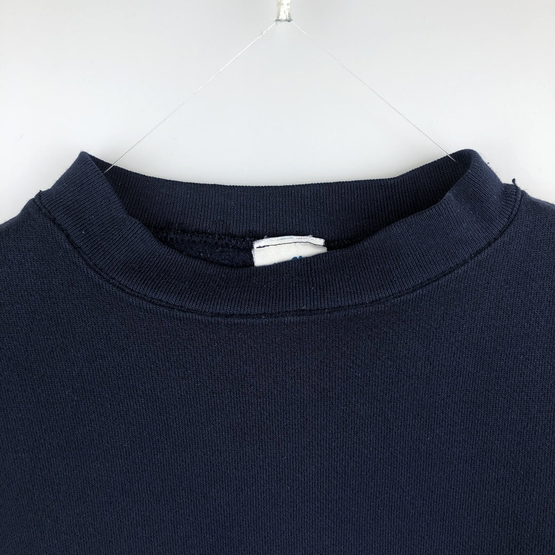 Velva Sheen College Sweatshirt, Made in USA, Men's Size M (approx.), Vintage. polyester navy blue type Vintage Second Hand