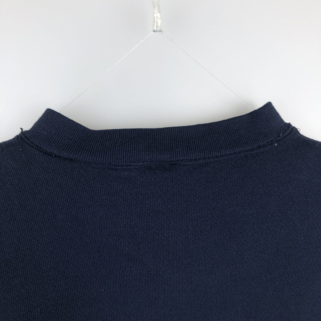 Velva Sheen College Sweatshirt, Made in USA, Men's Size M (approx.), Vintage. polyester navy blue type Vintage Second Hand