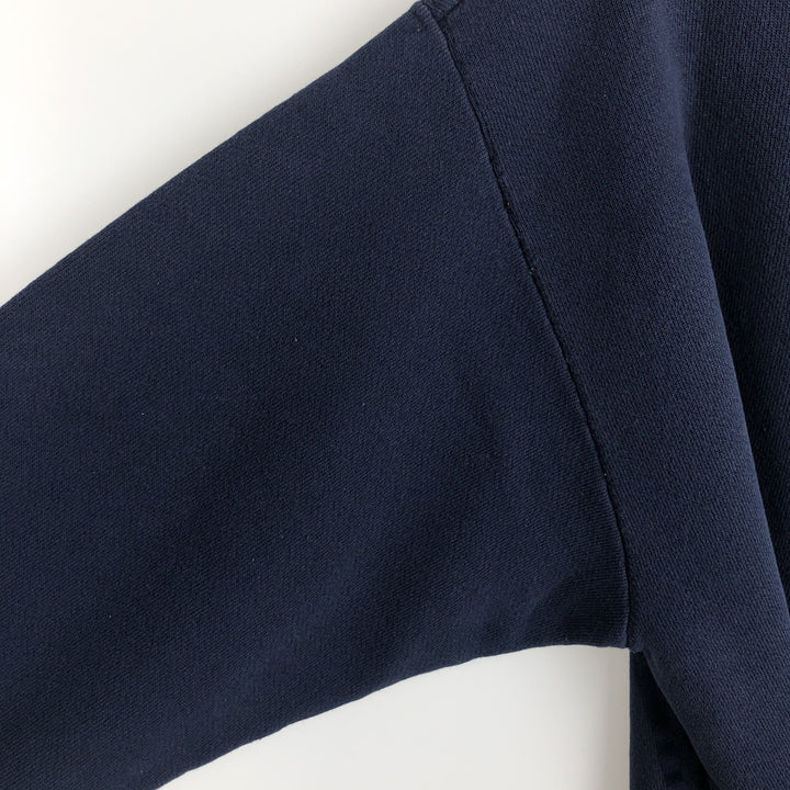 Velva Sheen College Sweatshirt, Made in USA, Men's Size M (approx.), Vintage. polyester navy blue type Vintage Second Hand