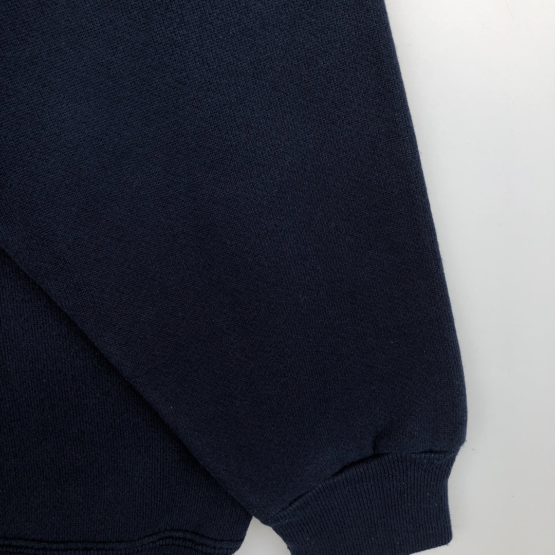 Velva Sheen College Sweatshirt, Made in USA, Men's Size M (approx.), Vintage. polyester navy blue type Vintage Second Hand