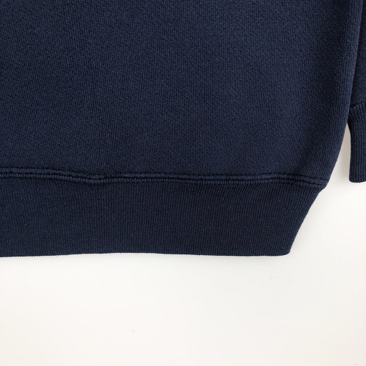 Velva Sheen College Sweatshirt, Made in USA, Men's Size M (approx.), Vintage. polyester navy blue type Vintage Second Hand