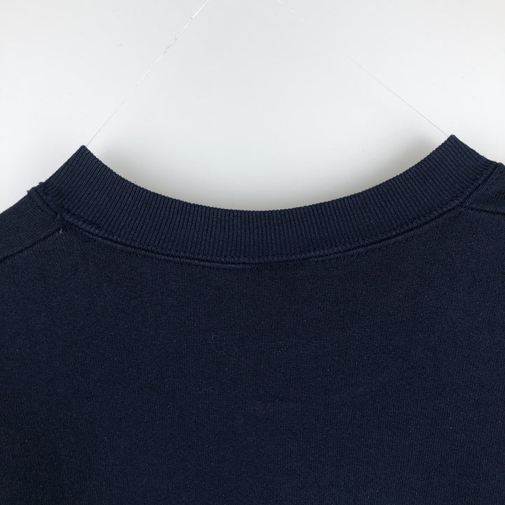 Fruit of the Loom IOWA University of Iowa Heavy Triple Print College Sweatshirt, Made in USA, Men's XL equivalent. cotton navy blue type Vintage Second Hand