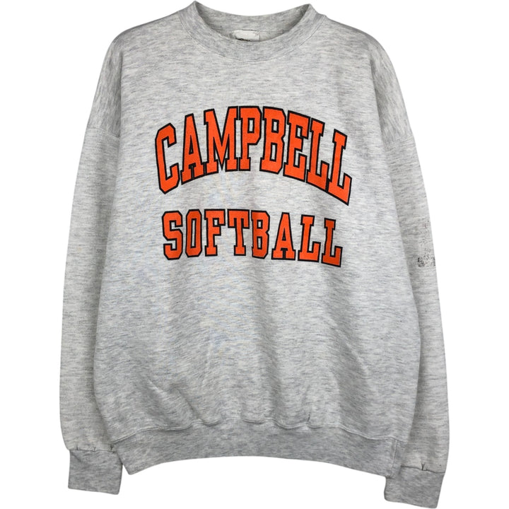 90'S CAROLINA CONNECTION College Sweatshirt, Made in USA, Men's Size XL, Vintage cotton gray type Vintage Second Hand