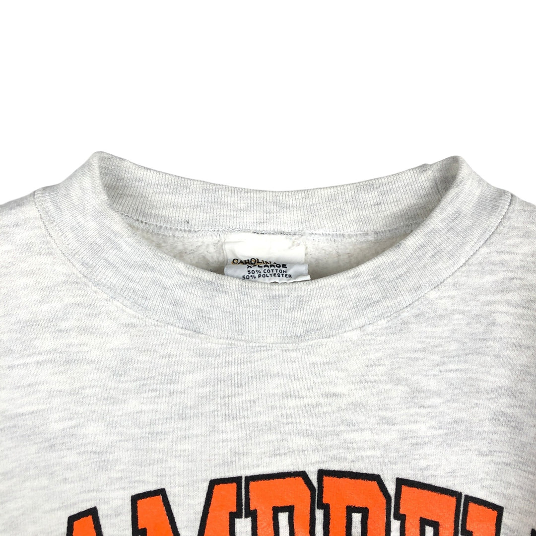 90'S CAROLINA CONNECTION College Sweatshirt, Made in USA, Men's Size XL, Vintage cotton gray type Vintage Second Hand