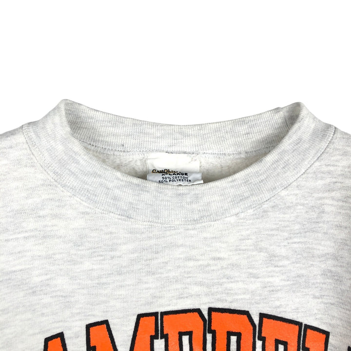 90'S CAROLINA CONNECTION College Sweatshirt, Made in USA, Men's Size XL, Vintage cotton gray type Vintage Second Hand