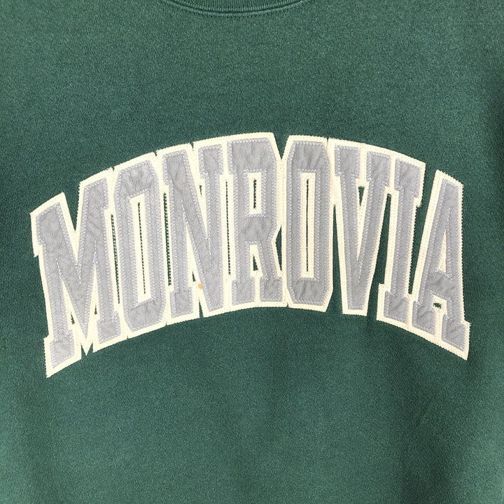 90'S Jansport College Sweatshirt, Made in USA, Men's M, Vintage cotton Green type dark green Vintage Second Hand