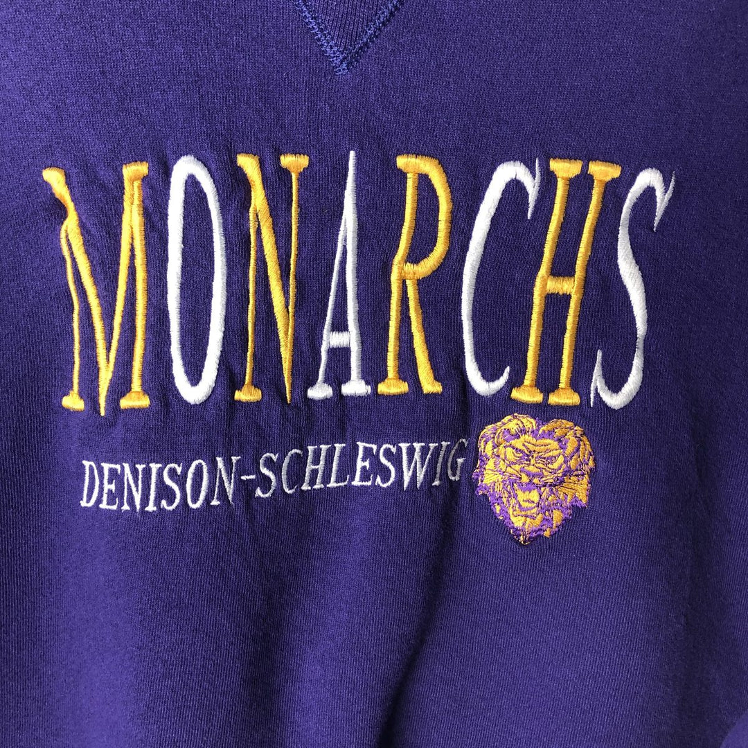 Vintage Russell ATHLETIC college sweatshirt, made in the USA, size L, men's size L cotton purple type Vintage Second Hand