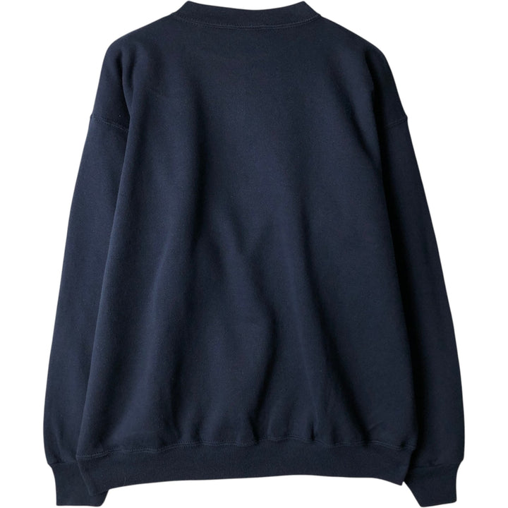 80s-90'S Tultex Yale University Triple Print College Sweatshirt, Made in USA, Men's Size L (Equivalent), Vintage cotton navy blue type Vintage Second Hand