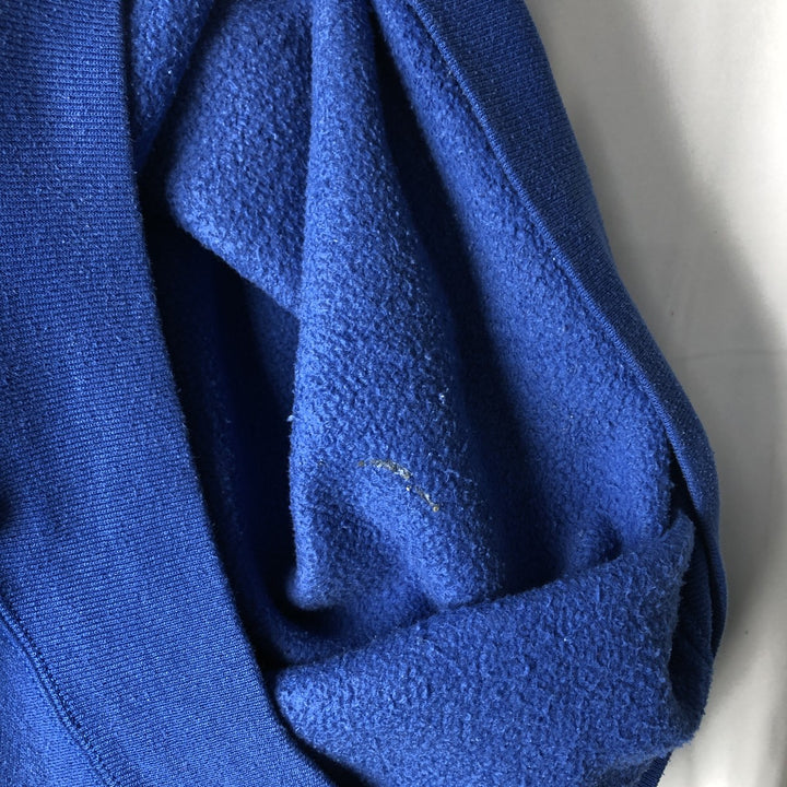 80s-90'S Jerzees Tiger Pattern Print Sweatshirt, Made in USA, Men's Size L (approx.), Vintage cotton blue type Vintage Second Hand