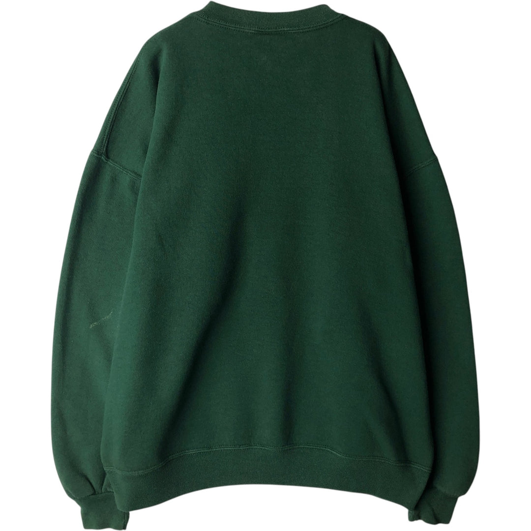 Russell Athletic University of Michigan College Sweatshirt, Made in USA, Men's Size XL (equivalent), Vintage. cotton Green type dark green Vintage Second Hand