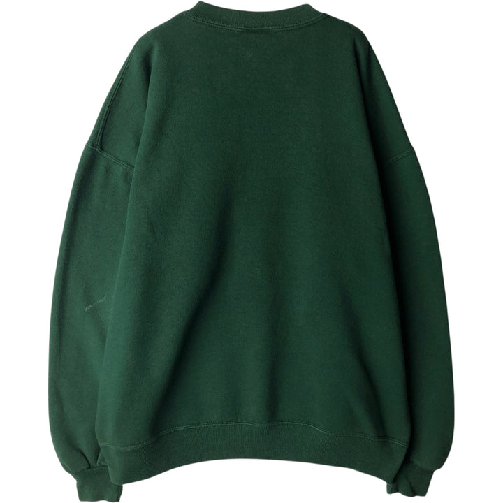 Russell Athletic University of Michigan College Sweatshirt, Made in USA, Men's Size XL (equivalent), Vintage. cotton Green type dark green Vintage Second Hand