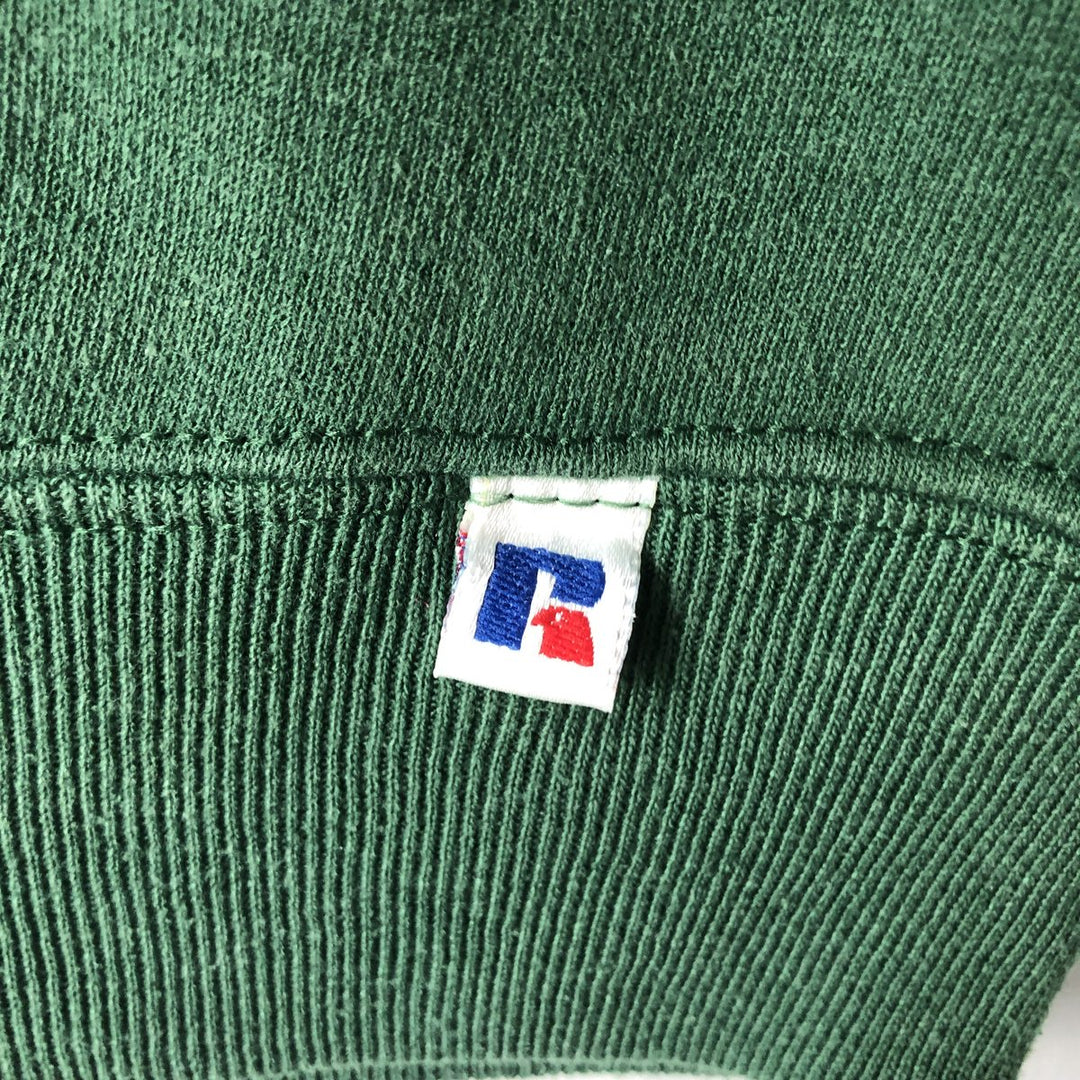 Russell Athletic University of Michigan College Sweatshirt, Made in USA, Men's Size XL (equivalent), Vintage. cotton Green type dark green Vintage Second Hand