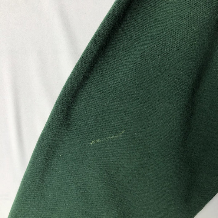 Russell Athletic University of Michigan College Sweatshirt, Made in USA, Men's Size XL (equivalent), Vintage. cotton Green type dark green Vintage Second Hand