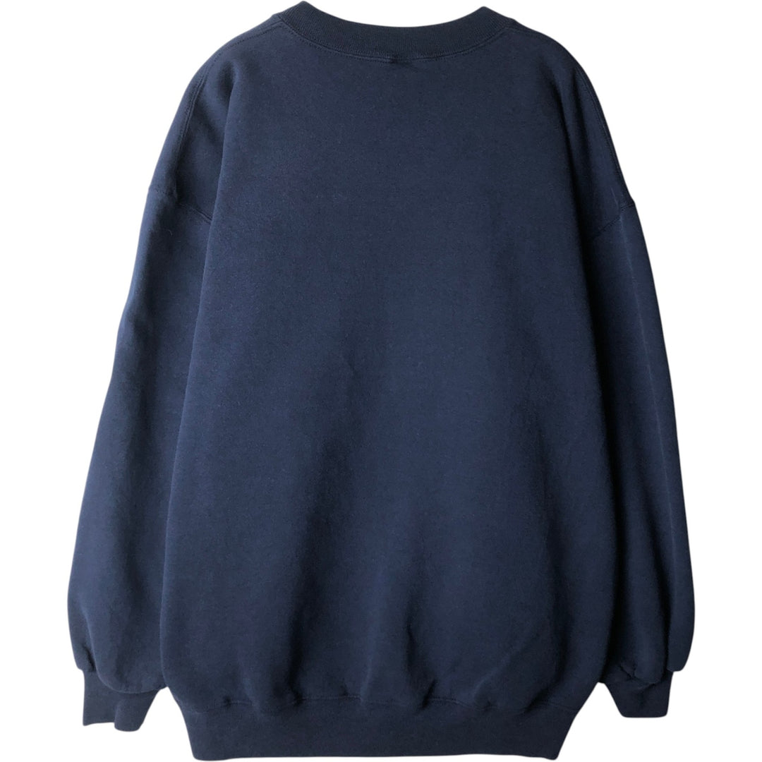 90'S Russell University of California, Los Angeles Athletic College Sweatshirt, Made in USA, Men's Size XL (approx.) cotton navy blue type Vintage Second Hand