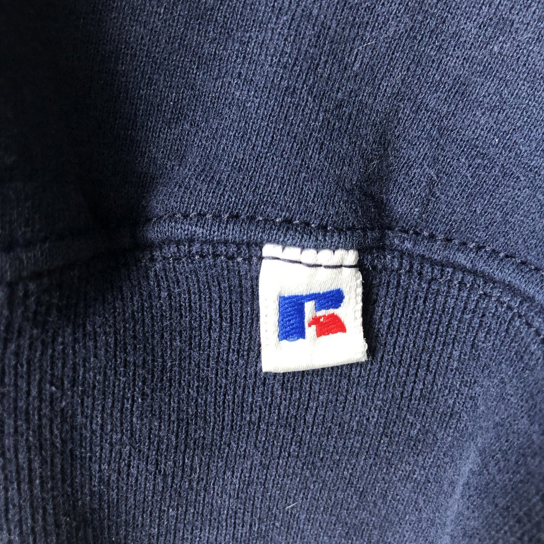 90'S Russell University of California, Los Angeles Athletic College Sweatshirt, Made in USA, Men's Size XL (approx.) cotton navy blue type Vintage Second Hand