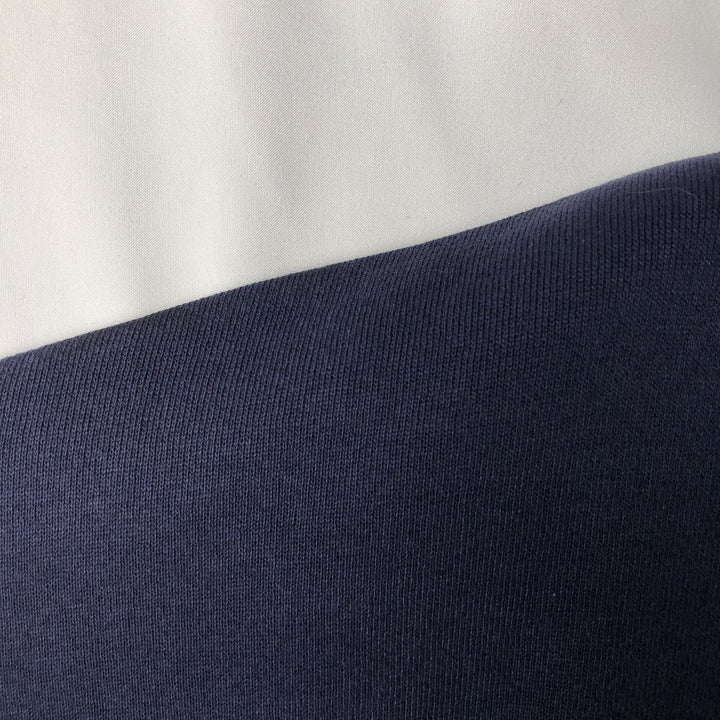 Jerzees MICHIGAN University of Michigan College Sweatshirt, Made in USA, Men's XL equivalent, Vintage. cotton navy blue type Vintage Second Hand