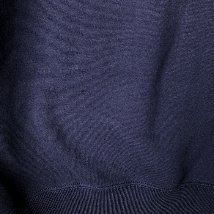 Jerzees MICHIGAN University of Michigan College Sweatshirt, Made in USA, Men's XL equivalent, Vintage. cotton navy blue type Vintage Second Hand