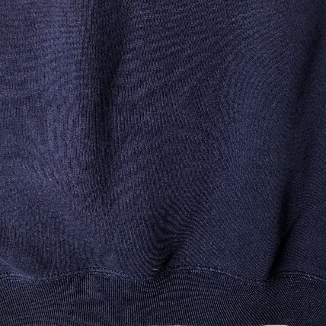 Jerzees MICHIGAN University of Michigan College Sweatshirt, Made in USA, Men's XL equivalent, Vintage. cotton navy blue type Vintage Second Hand