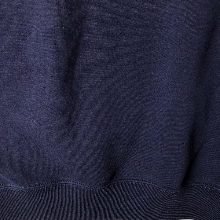 Jerzees MICHIGAN University of Michigan College Sweatshirt, Made in USA, Men's XL equivalent, Vintage. cotton navy blue type Vintage Second Hand