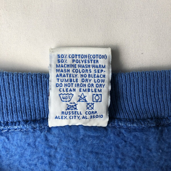80s-90'S Russell University of California, Los Angeles College Sweatshirt, Made in USA, Men's Size L (approx.) cotton blue type Vintage Second Hand