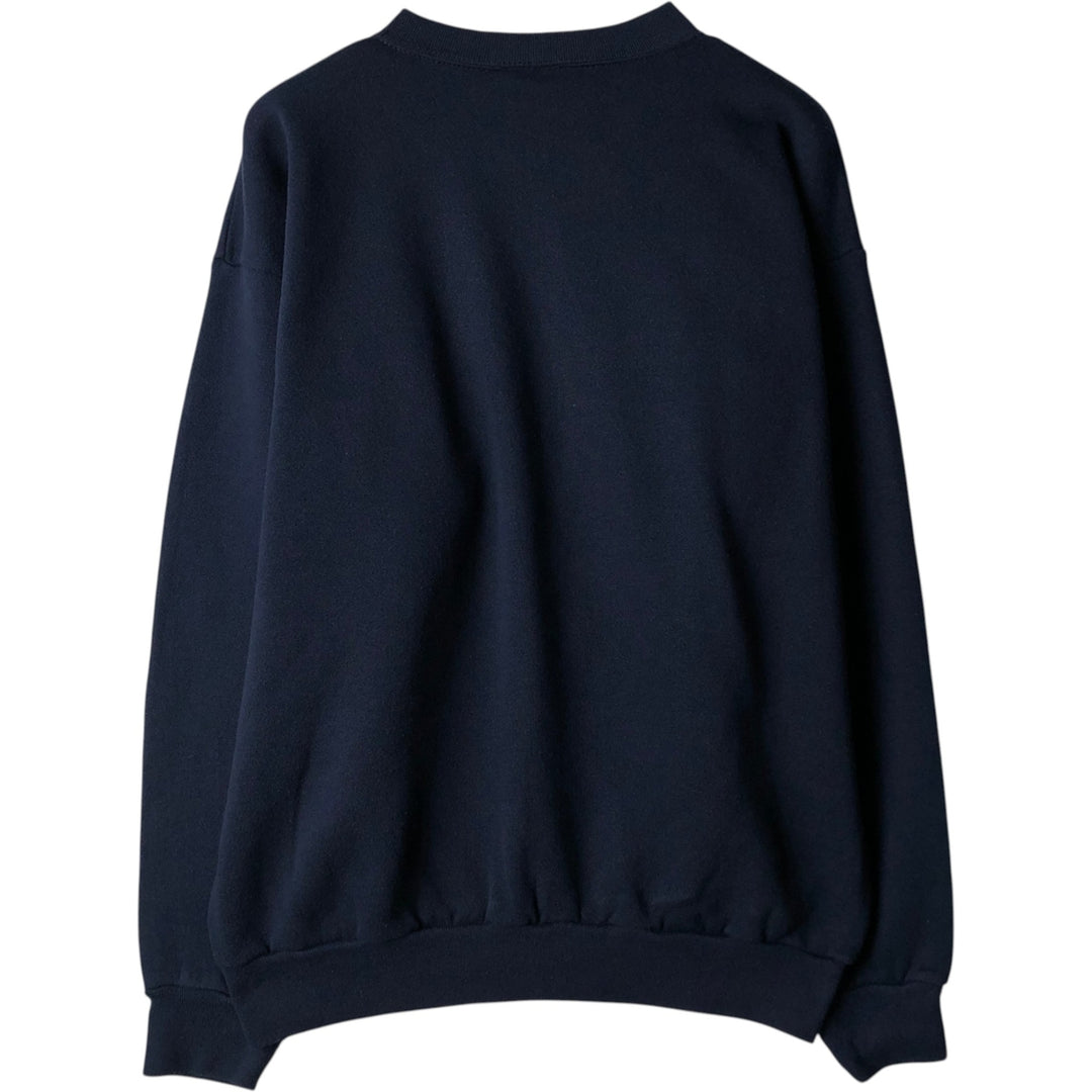 TRAU&LOEVNER TNT Notre Dame University Fighting Irish College Character Sweatshirt cotton navy blue type Vintage Second Hand