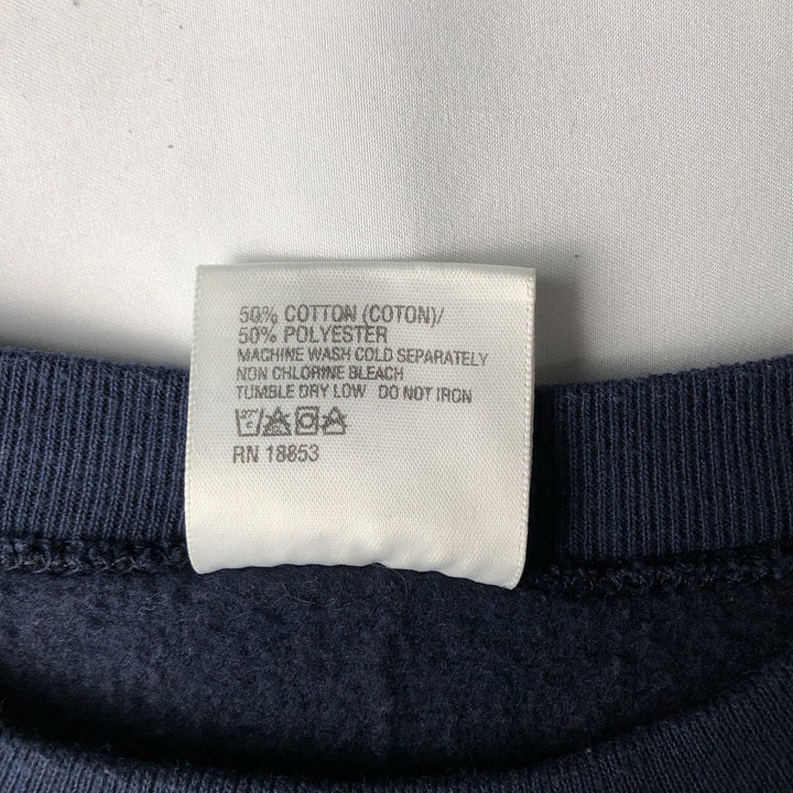 TRAU&LOEVNER TNT Notre Dame University Fighting Irish College Character Sweatshirt cotton navy blue type Vintage Second Hand