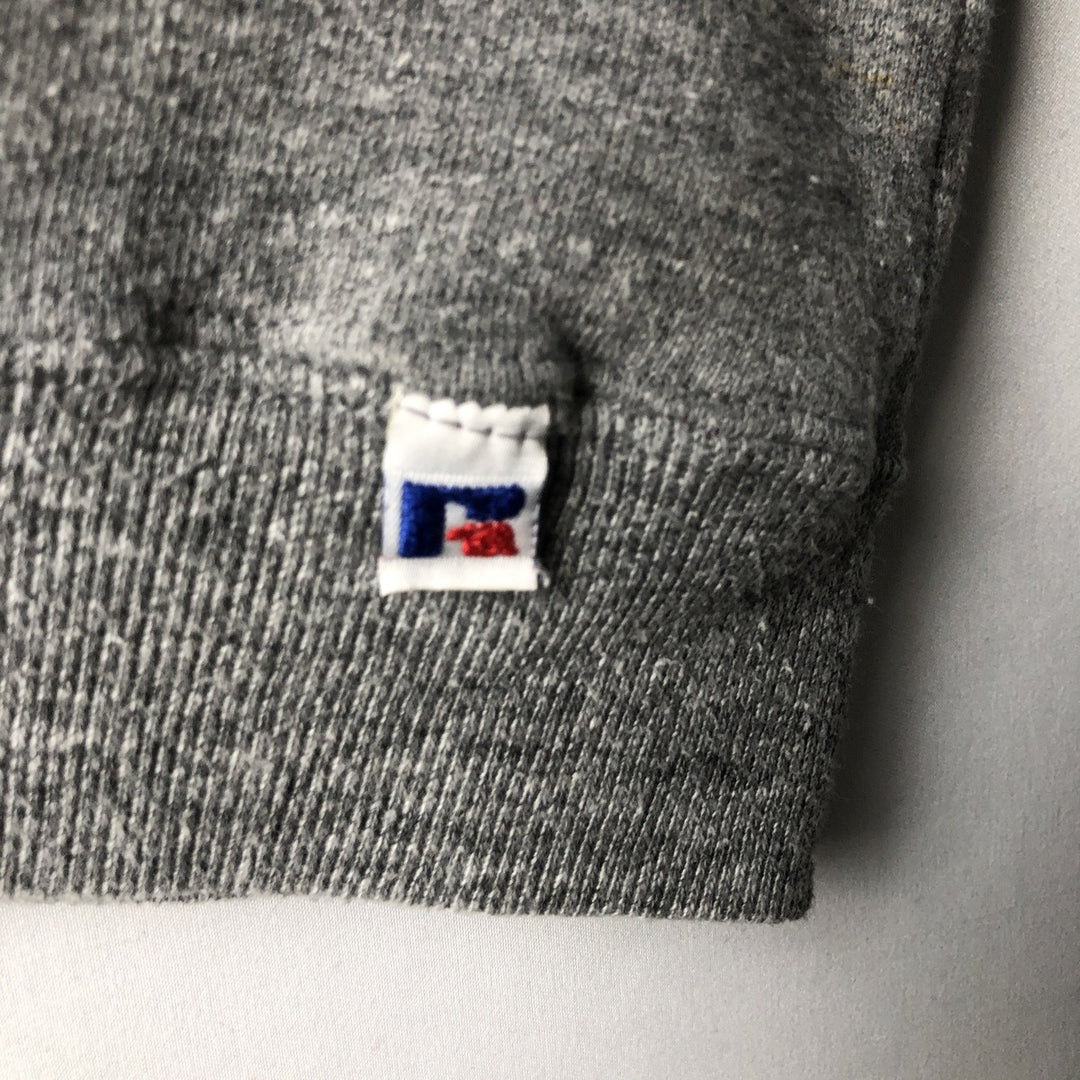 Vintage 90'S Russell ATHLETIC college sweatshirt, made in the USA, size XL, men's polyester gray type Vintage Second Hand