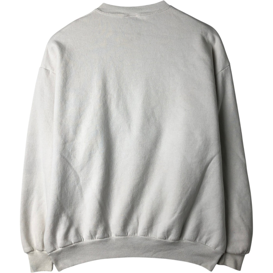 Vintage 90'S Jerzees college sweatshirt, made in the USA, men's size XL cotton white type Vintage Second Hand