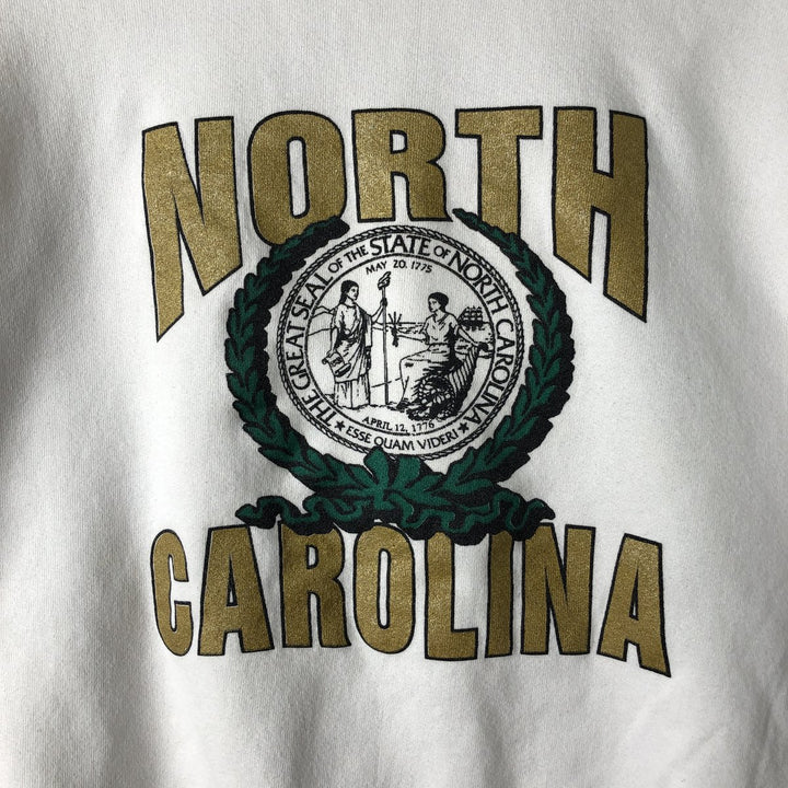 Vintage 90'S Jerzees college sweatshirt, made in the USA, men's size XL cotton white type Vintage Second Hand
