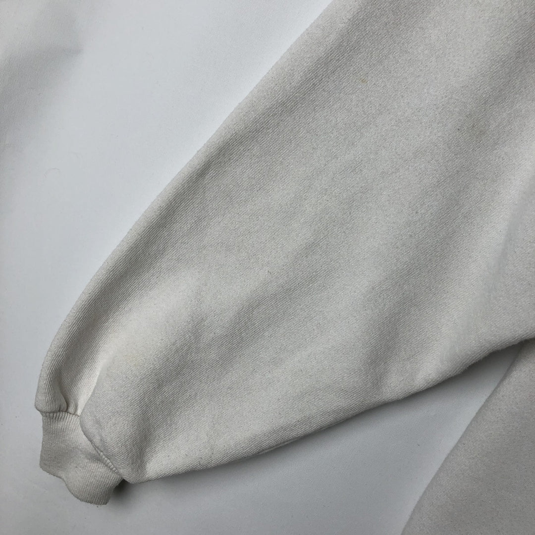 Vintage 90'S Jerzees college sweatshirt, made in the USA, men's size XL cotton white type Vintage Second Hand