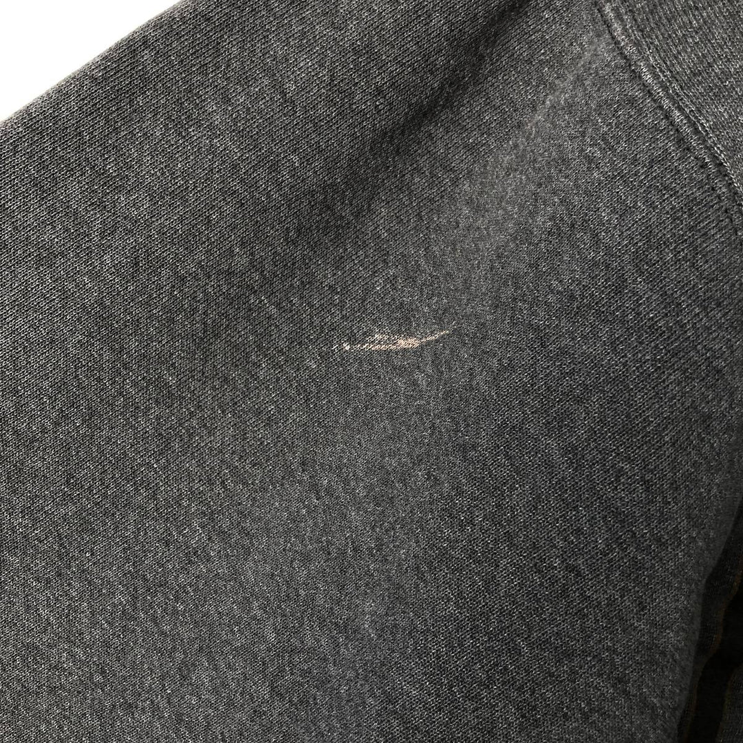 Vintage 90'S Jansport college sweatshirt, made in the USA, size L, men's cotton Charcoal Vintage Second Hand