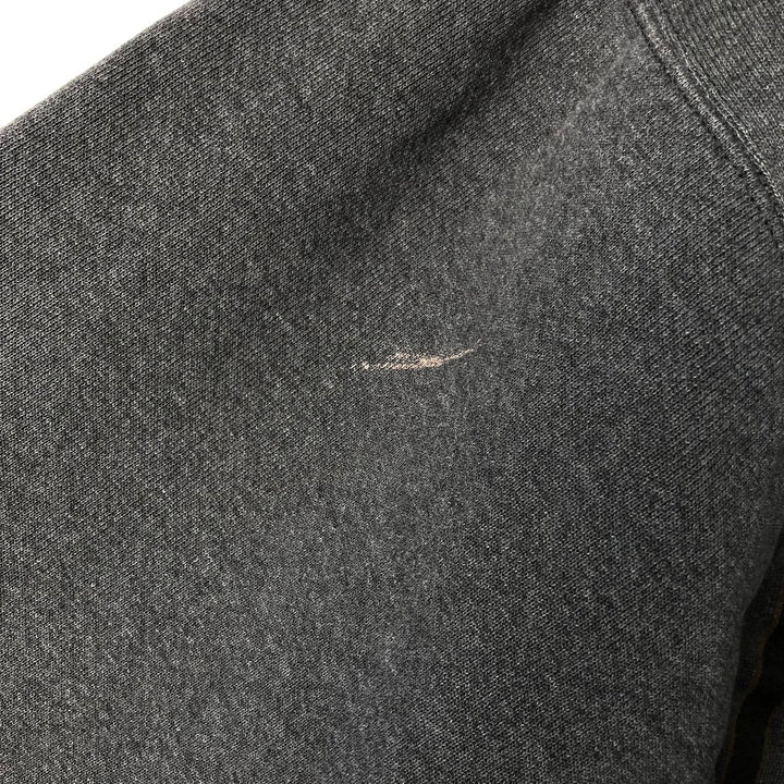 Vintage 90'S Jansport college sweatshirt, made in the USA, size L, men's cotton Charcoal Vintage Second Hand