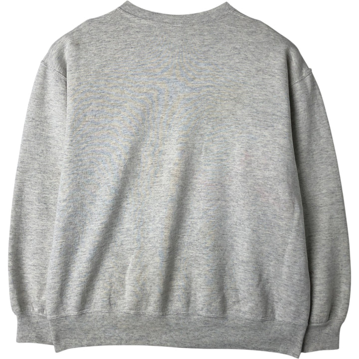 90'S Russell College Sweatshirt, Made in USA, Men's XL, Vintage cotton pale white type Vintage Second Hand